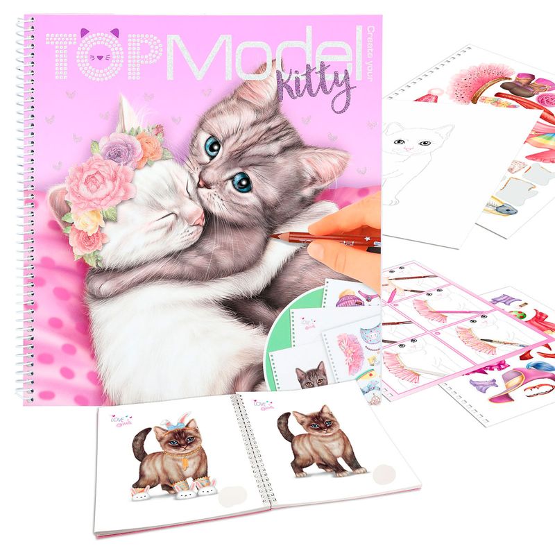 Top-Model-Cuaderno-de-Colorear-Kitty