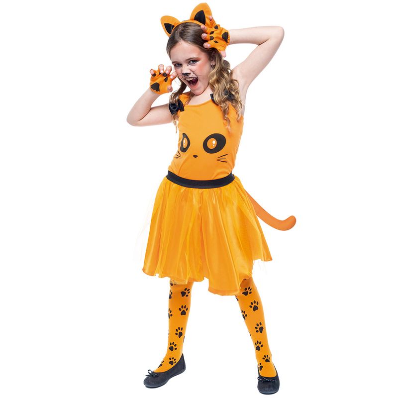 Disfraz-Gatita-Naranja