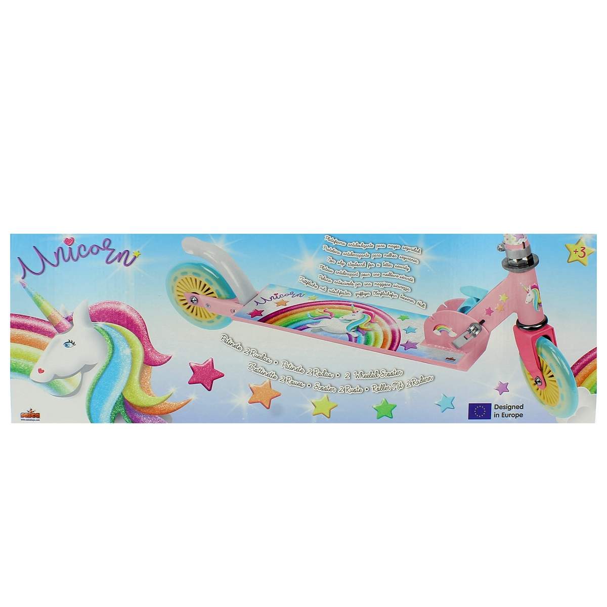 Patinete 2 Ruedas Unicorn (3691) - Multicolor