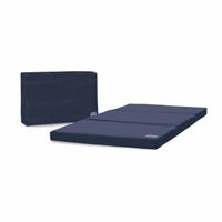 Colchón cuna de viaje plegable Azul