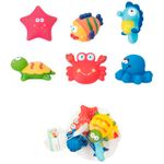 Red-de-Juguetes-de-baño-Animales-Marino