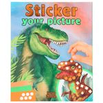 Dino-World-Cuaderno-Pegatinas-Sticker-your-Picture