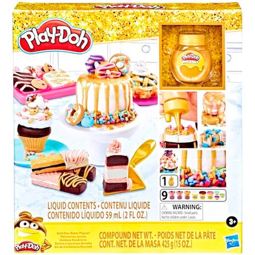Play-Doh Pack Dulces Creaciones Doradas