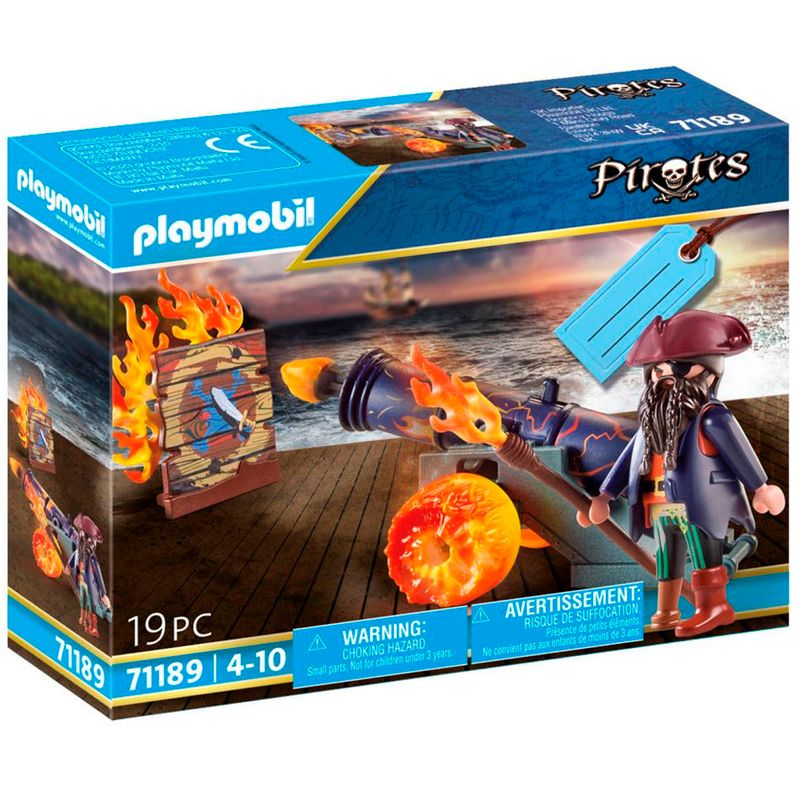 Playmobil-Pirates-Pirata-con-Cañon