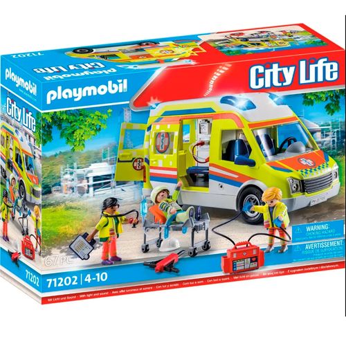Playmobil City Life Ambulancia con Luz y Sonido