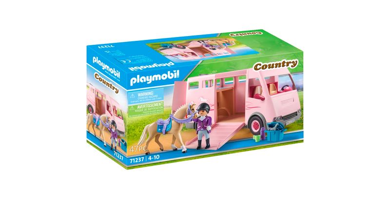 Playmobil transporte best sale de caballos