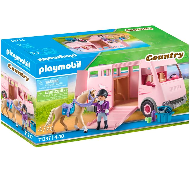 Playmobil-Country-Transporte-de-Caballo