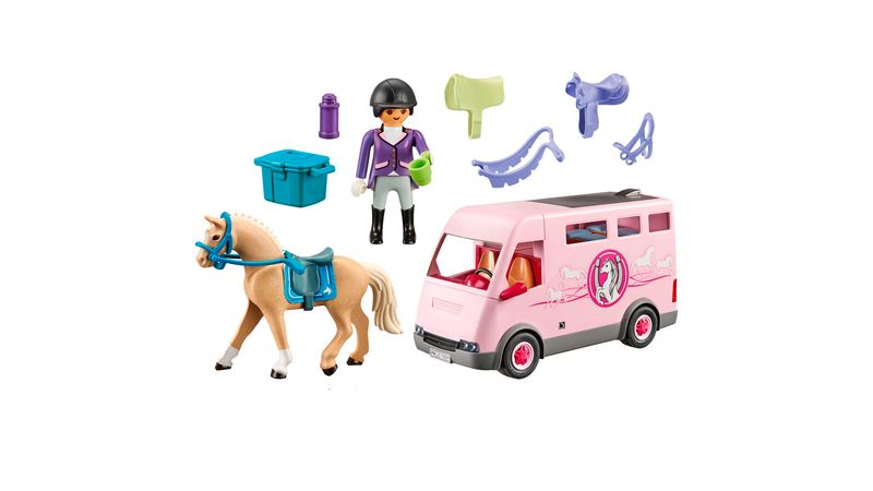 Playmobil transporte sales caballos