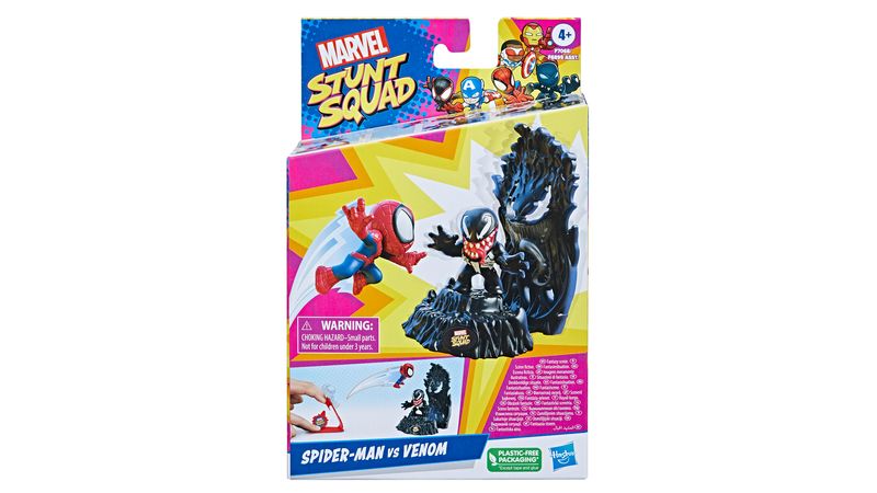 Marvel Paquete de colección Stunt Squad, juego de figuras de acción,  juguetes de superhéroe, figuras de acción, mini figuras de acción, juego de