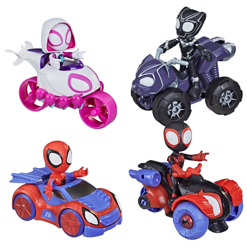 Spidey-y-sus-Amigos-Vehiculo-con-Figura-Surtida