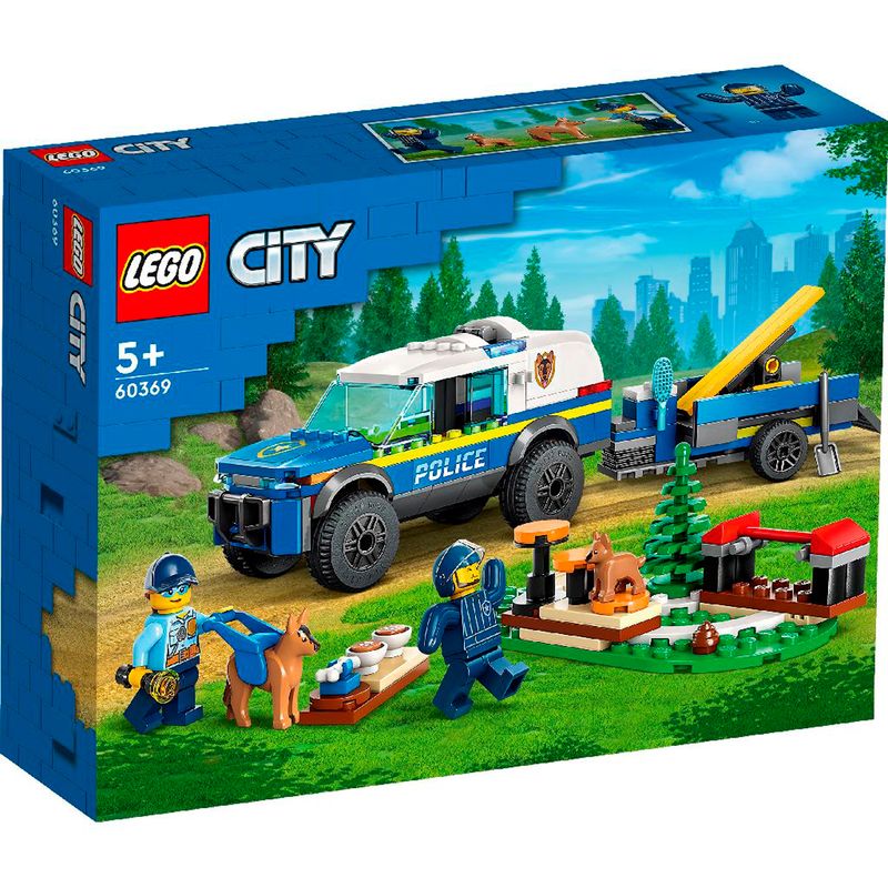 Lego-CIty-Entrenamiento-Movil-para-Perros-Policia