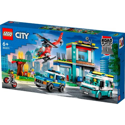 Lego City Central de Vehículos de Emergencia
