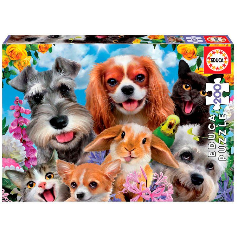 Selfie-Mascotas-Puzzle-200-Piezas