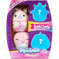 Squishmallows Squishville Pack 4 Personajes STD