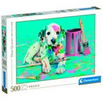 Puzzle-Dalmata-con-Pintura-500-Piezas