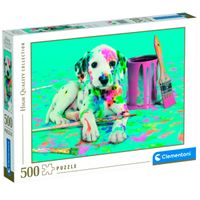 Puzzle Dálmata con Pintura 500 Piezas