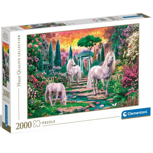 Puzzle Unicornios en el Jardín 1000 Piezas