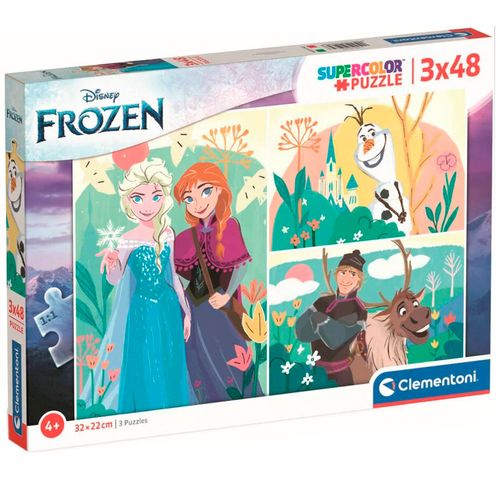Frozen Puzzle 3x48 Piezas