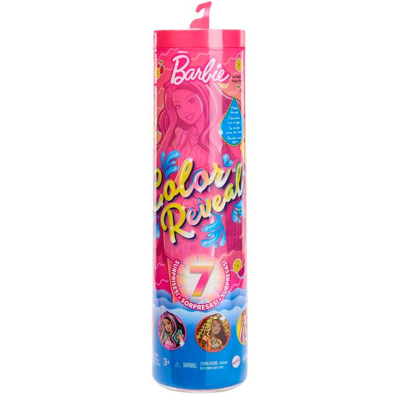 Barbie-Color-Reveal-Dulce-Fruta-Muñeca-Sorpresa