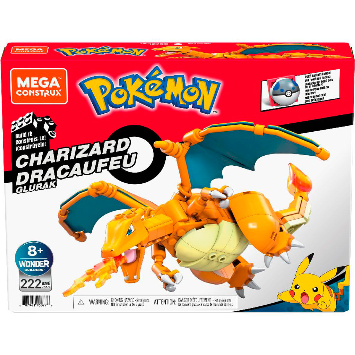 Mattel Bloques Build & Show Charizard Pokémon – Limited Edition