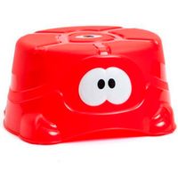 Tarima de baño rojo