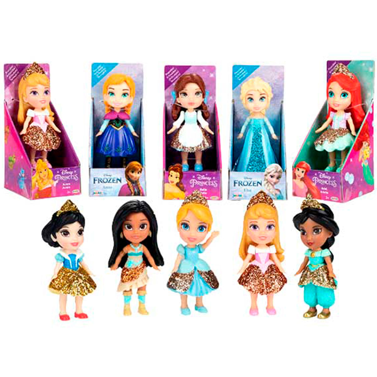 Muñeca Disney Mini Princesas 7.5cm
