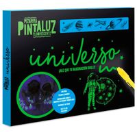 Pintaluz Negro Fluorescente Universo