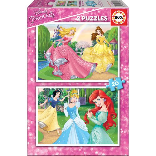 Princesas Disney Pack Puzzle 2x20 Piezas