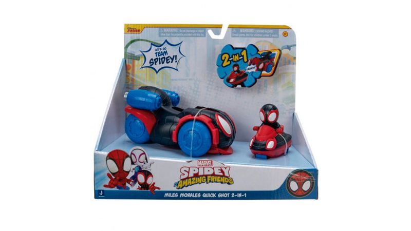 Spiderman - Coche Spidey y sus Amigos 2 en 1 a partir de 3 años