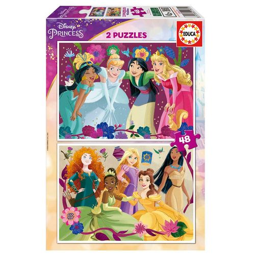 Princesas Disney Puzzles 2x48 Piezas