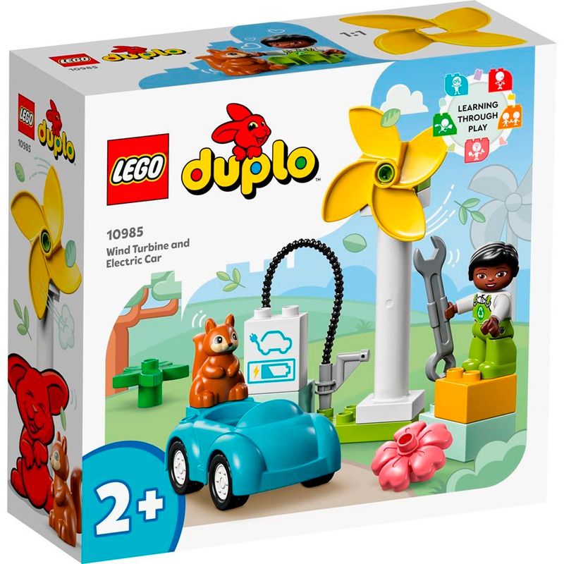 Lego-Duplo-Aerogenerador-y-Coche-Electrico
