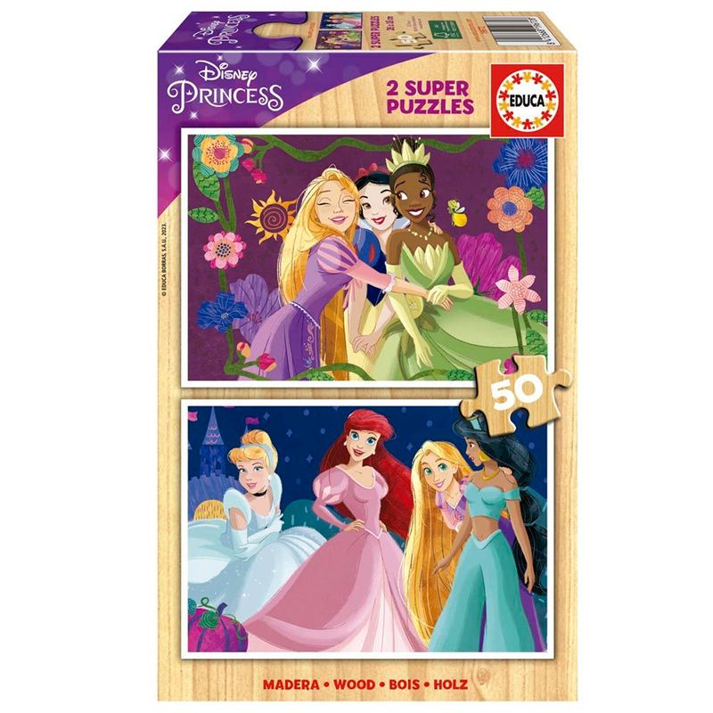 Princesas-Disney-Puzzle-2x50-Piezas