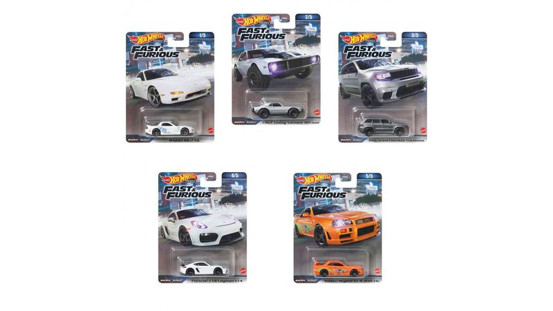 Hot Wheels Fast & Furious Premium Surtido