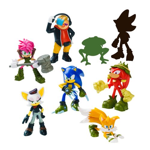 Sonic Pack de 8 Figuras Surtido Caja Deluxe