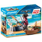 Playmobil-Pirates-Pirata-con-Bote-de-Remos