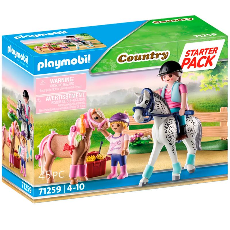 Playmobil-Country-Cuidado-de-Caballos