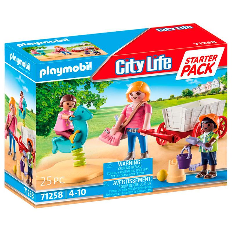 Playmobil-City-Life-Educadora-con-Carrito