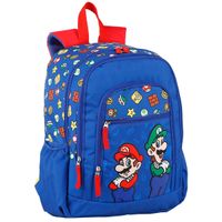 Super Mario Mochila Escolar 40 cm Adaptable Carro