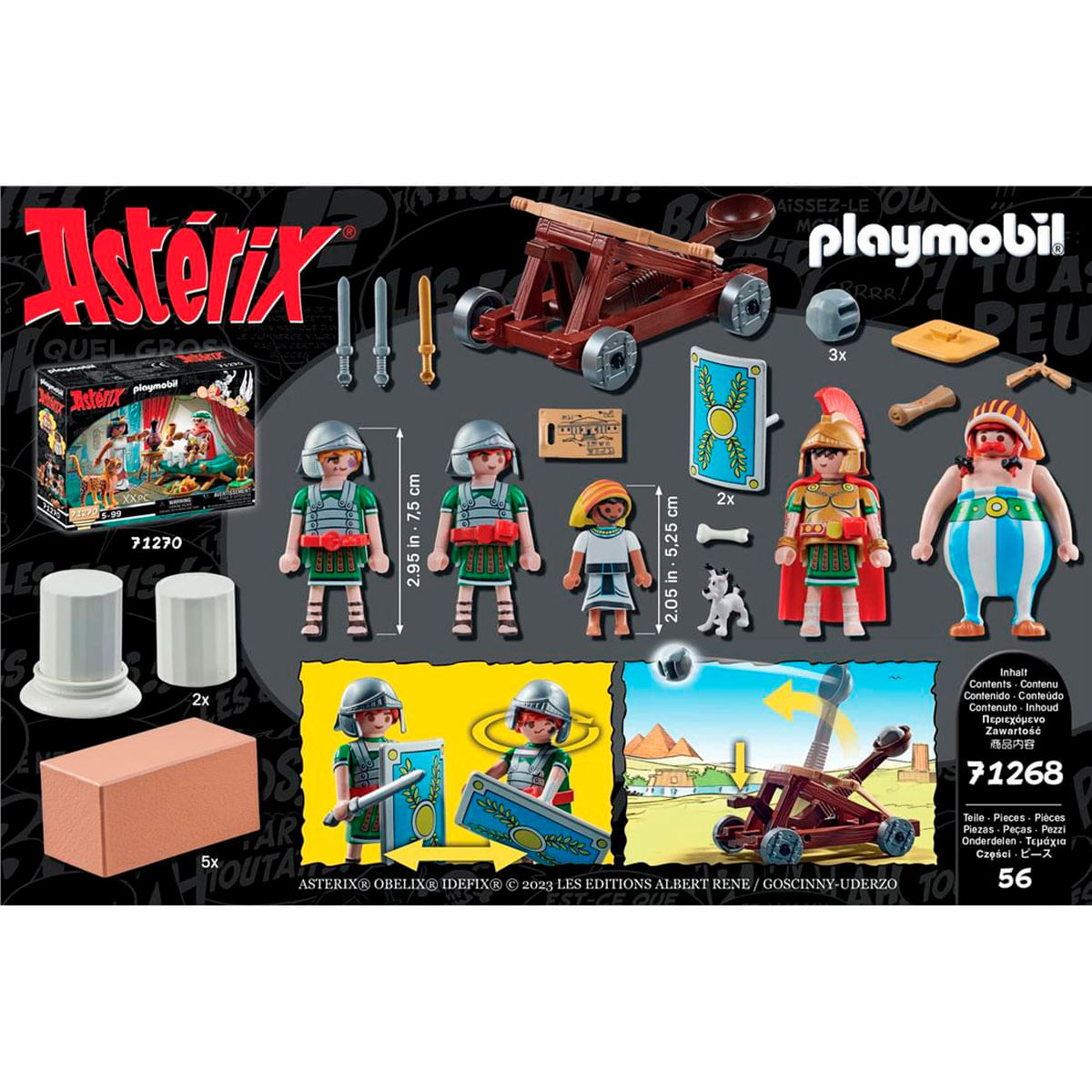 Playmobil Astérix Numerobis Batalla de Palacio