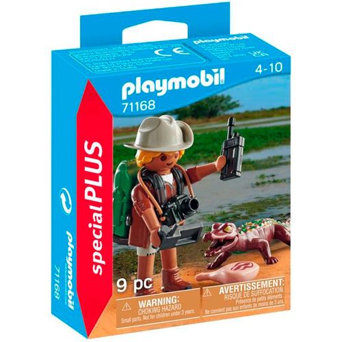Playmobil Special Plus Investigador con Caimán