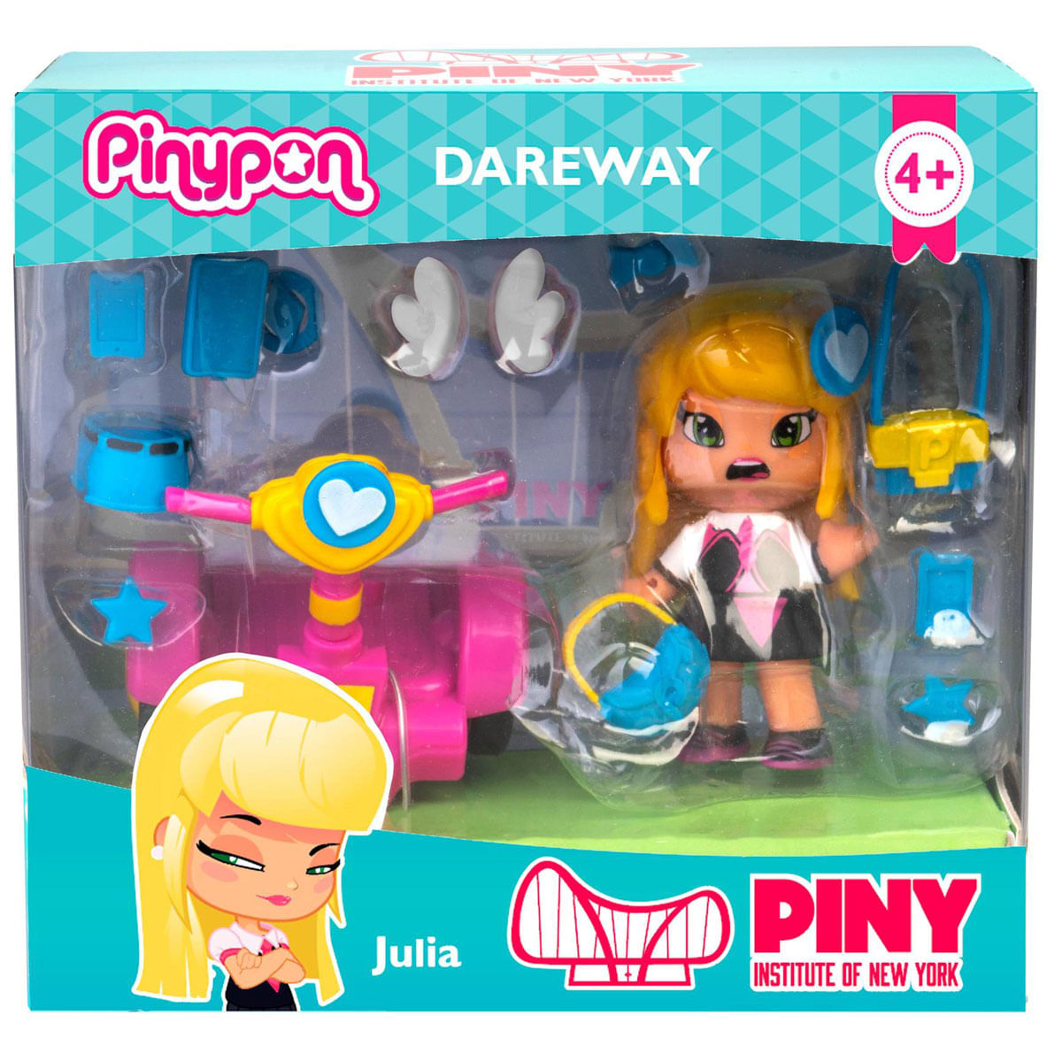 Pinypon Pin y Pon Travel Pack Doll Gift Set New York Playset By Famosa