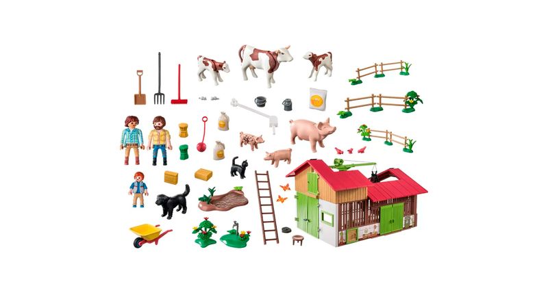 Playmobil Country Ferme transportable - Drimjouet