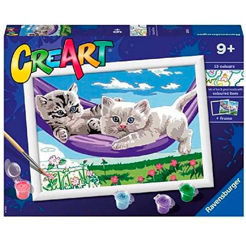 CreArt Pintar x Números Gatitos Hamaca