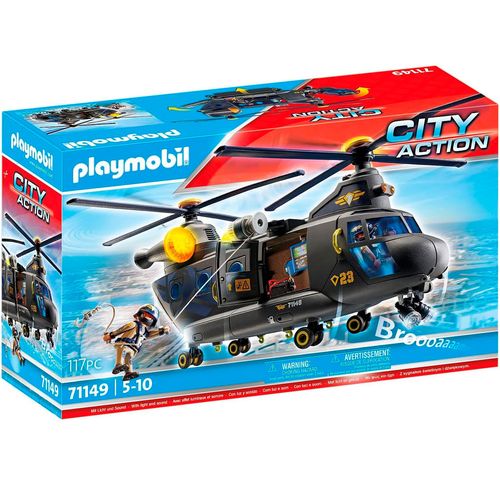 Playmobil City Action Helicóptero Banana