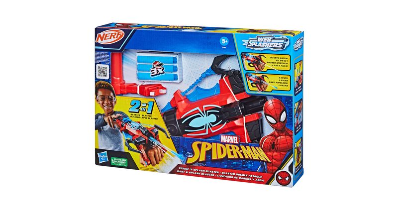 Lanzador discount nerf spiderman