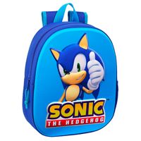 Sonic Mochila Infantil 3D