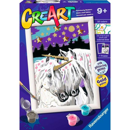 CreArt Pintar x Números Unicornios Enamorados