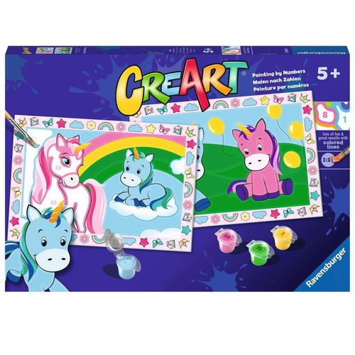 CreArt Pintar x Números Junior Unicornios