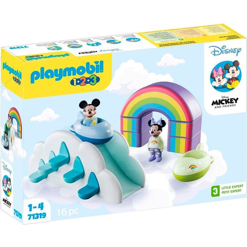 Playmobil 1.2.3 Disney Mickey y Minnie Casa Nubes