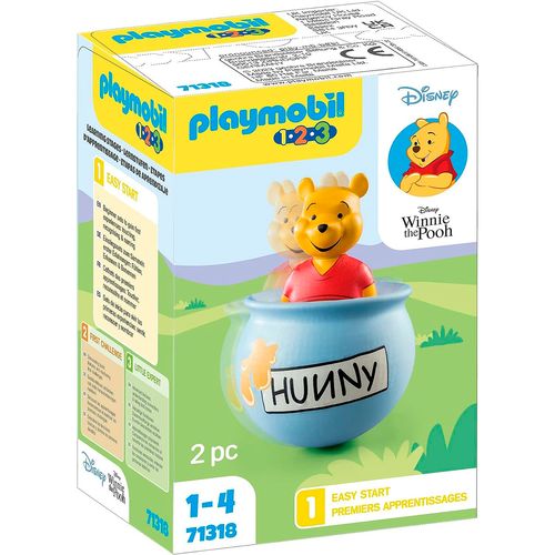 Playmobil 1.2.3 Winnie the Pooh Tarro de Miel